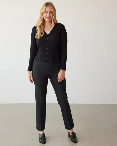 Straight-Leg High-Rise Pants, The Modern Stretch - Tall