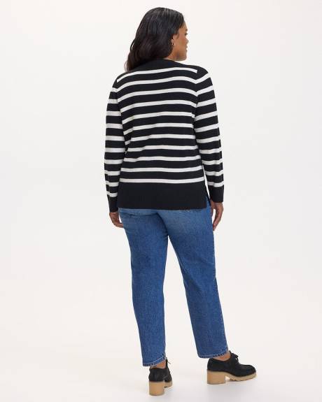 Long-Sleeve Crew-Neck Sweater