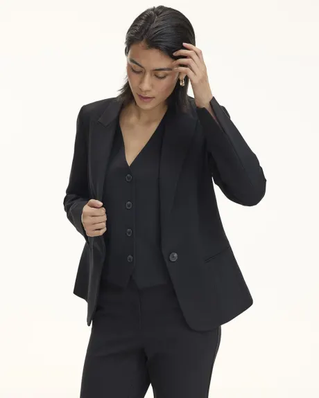 Fitted One-Button Blazer - The Modern Stretch (R)