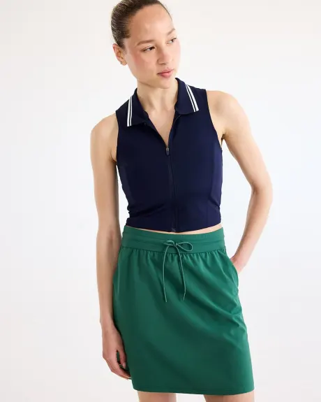 Cropped Sleeveless Polo - Hyba