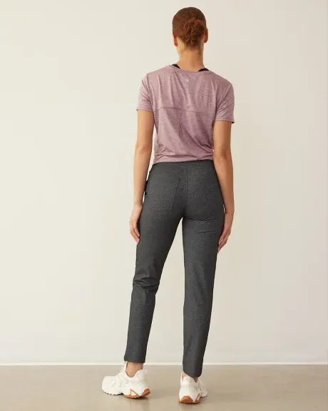 Pantalon urbain chiné à jambe étroite - Hyba - Petite