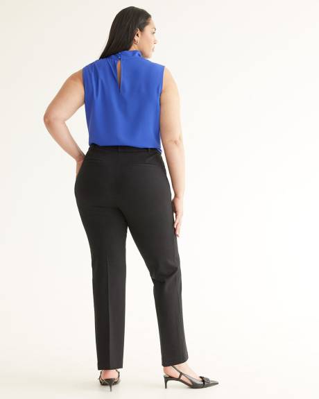 Straight-Leg High-Rise Pants - The Modern Stretch (R)