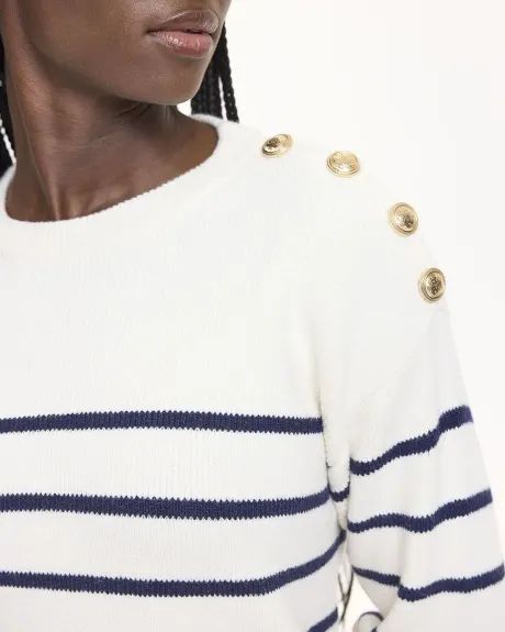 Long-Sleeve Crew-Neck Sweater