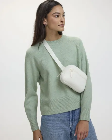 PlushSoft Long-Sleeve Crew-Neck Sweater