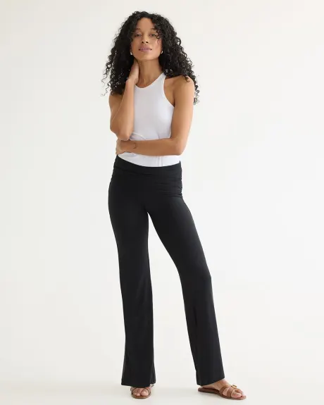 Straight-Leg Knit Pant