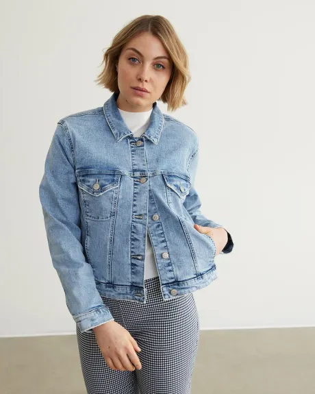 Veste en jeans extensible