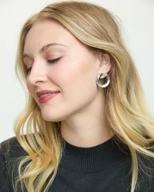 Metal Circle Earrings