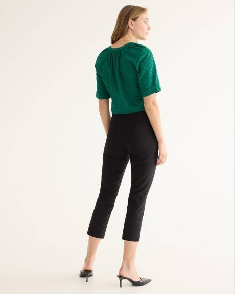 Slim-Leg High-Rise Capri Pants - The Iconic (R)