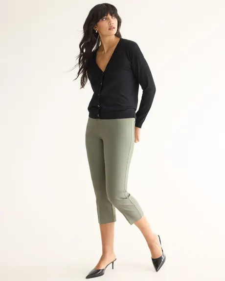 Cropped Straight-Leg High-Rise Pants - The Iconic - Petite