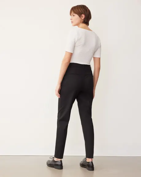 Pantalon à taille haute et jambe étroite - Le Stretch Classique