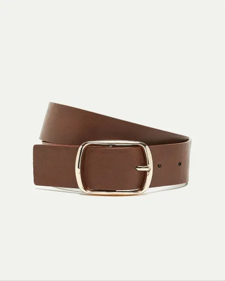 Ceinture essentielle en faux cuir