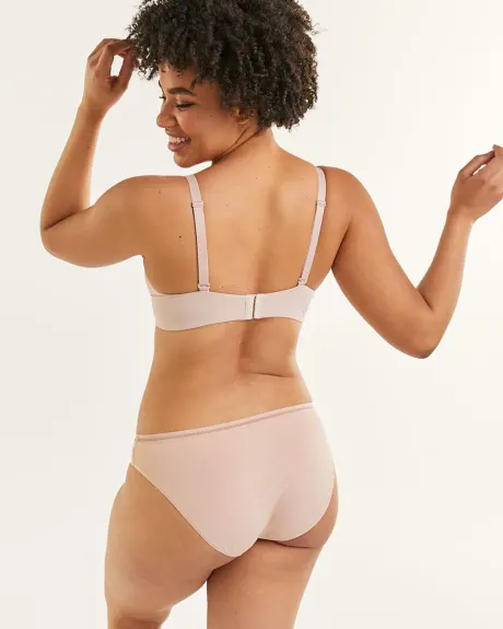 Culotte bikini en microfibres à mailles