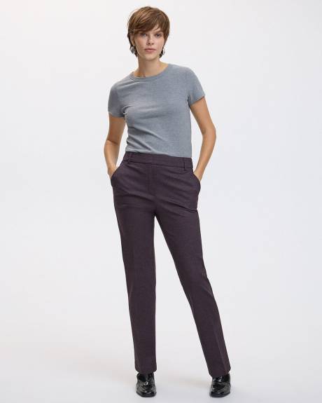 Straight-Leg High-Rise Pants - The Modern Stretch (R)