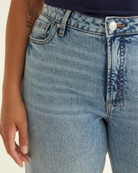 Straight-Leg High-Rise Jean - Petite