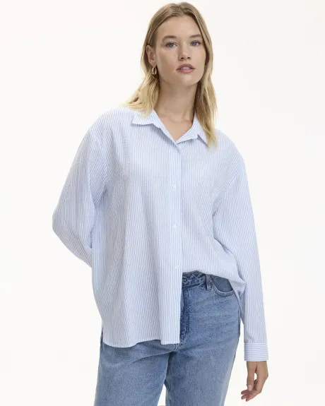 Blouse boutonnée à manches longues