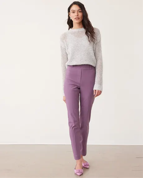 Slim-Leg High-Rise Ankle Pant - The Iconic (R)