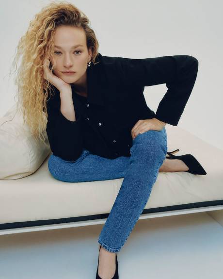 Jean à jambe fuselée et taille haute - Le Mom Jeans