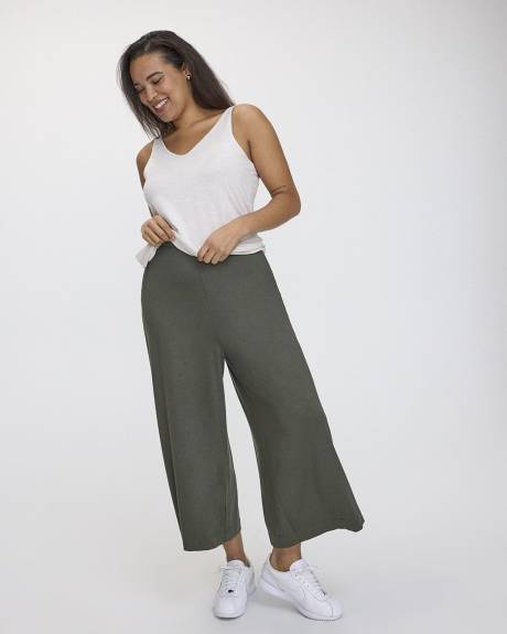 Pantalon gaucho extensible à enfiler