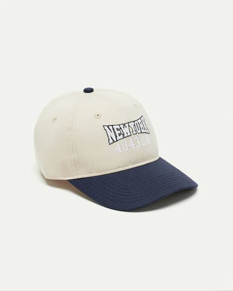 Casquette à deux tons