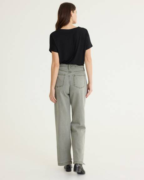 Straight-Leg Mid-Rise Utility Pant - Tall