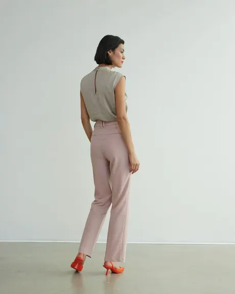 Super High-Rise Straight-Leg Ankle Pant - Petite