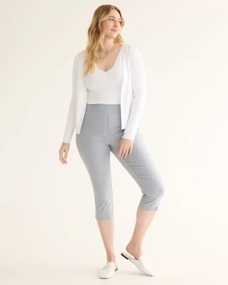 Pantalon capri à jambe étroite et taille haute - L'Iconique (MD)