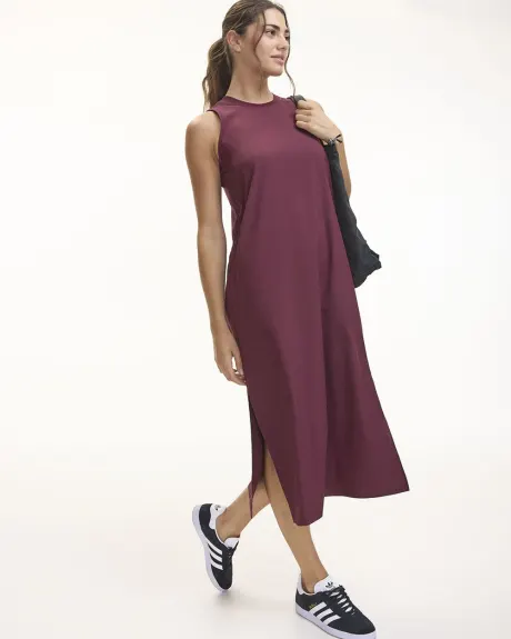 Sleeveless Mix-Media Dress - Hyba