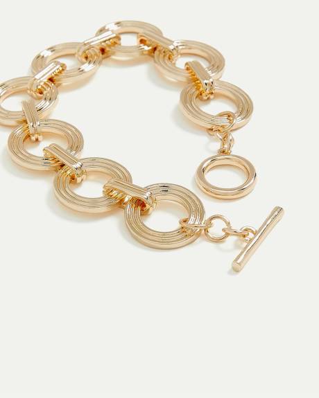 Disk Toggle Bracelet