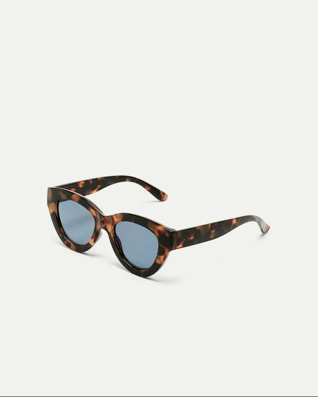 Rounded Tortoise Sunglasses