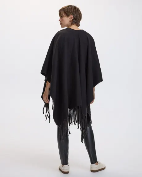 Poncho à franges