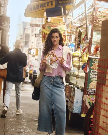 Maxi Denim Skirt