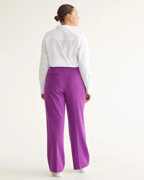 Pantalon à jambe droite et taille haute - L'Intemporelle - Petite