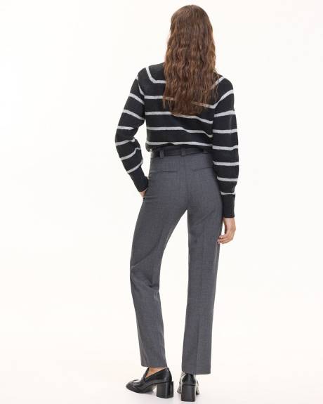 Straight-Leg High-Rise Pant - The Timeless