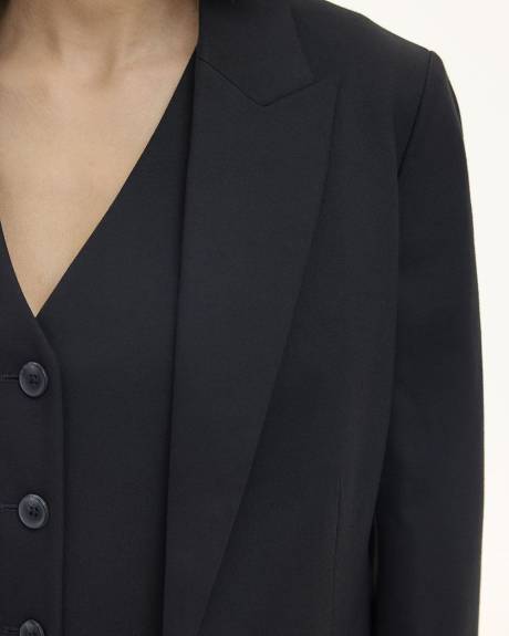 Fitted One-Button Blazer - The Modern Stretch (R)