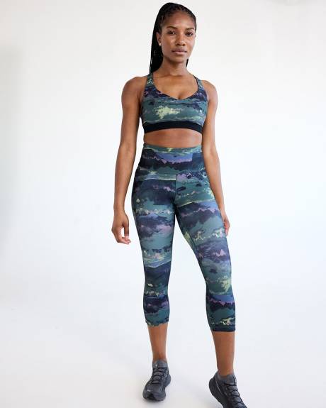 Legging capri Pulse à taille haute avec poches - Hyba