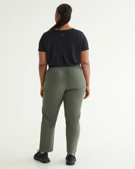 Slim-Leg Pant with Elastic Waistband - Hyba