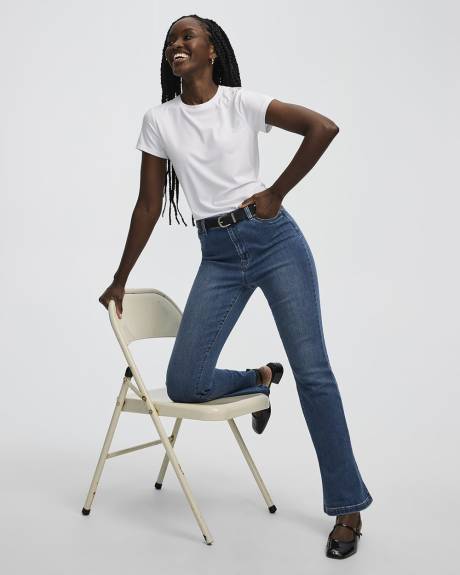 Boot-Leg Mid-Rise Jean