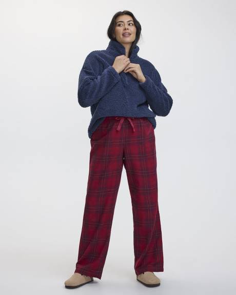 Straight-Leg Flannel Pyjama Pant