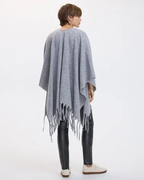 Poncho with Fringes