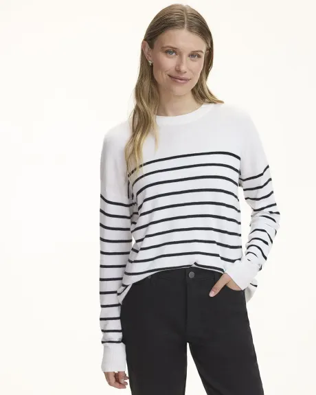 Long-Sleeve Crew-Neck Sweater - R Essentials