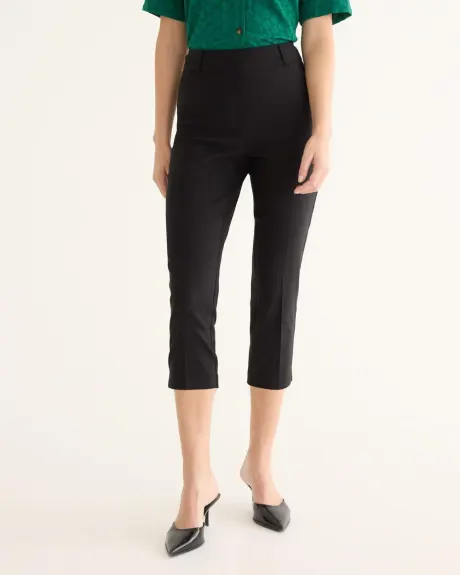 Pantalon capri à jambe étroite et taille haute - L'Iconique (MD)