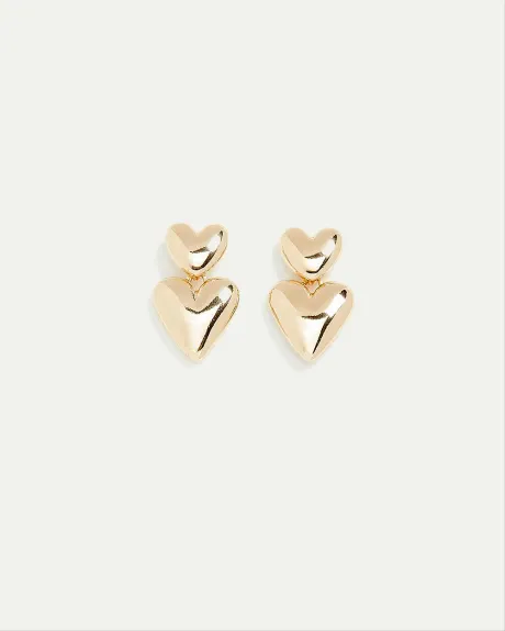 Double-Heart Earrings