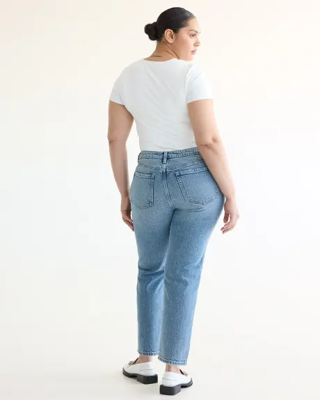 Straight-Leg Mid-Rise Jean - Petite