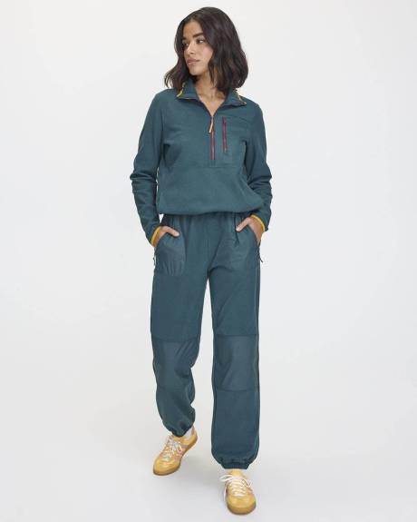 Polar Fleece Jogger with Reinforced Knees - Hyba