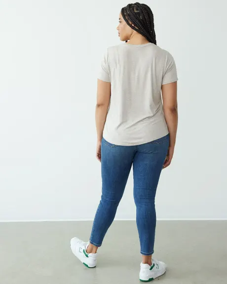 Short-Sleeve Crew-Neck Tee, R Essentials