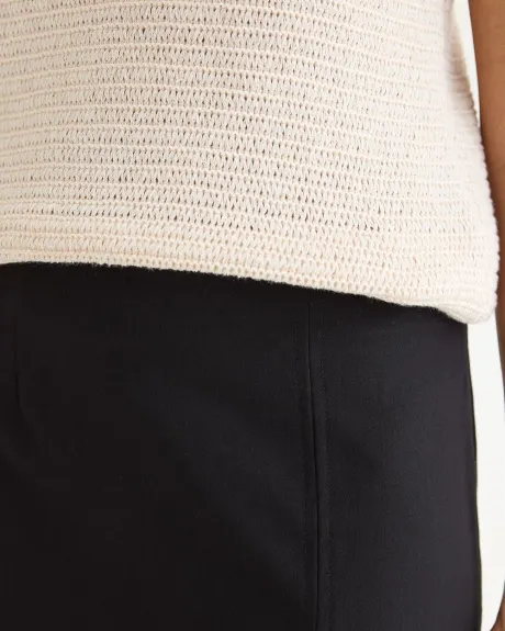 Straight Mini Skirt - The Timeless