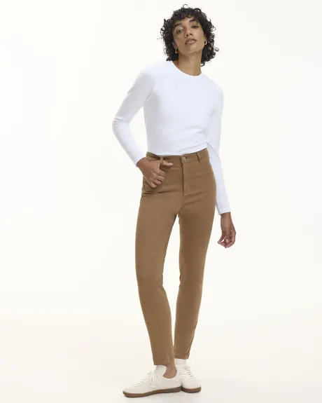 Skinny-Leg High-Rise Pants