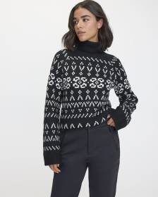 Long-Sleeve Turtleneck Sweater - Hyba