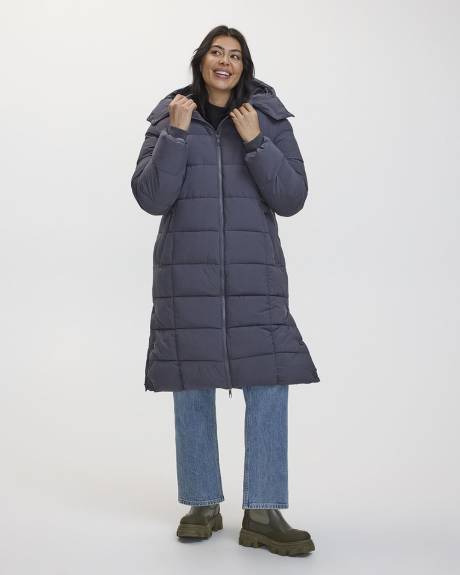 Maxi Hooded Quilted Jacket