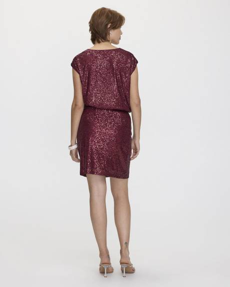 Mini A-Line Sequins Skirt